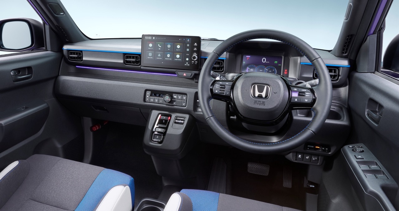Front cabin interior of the Super-One EV