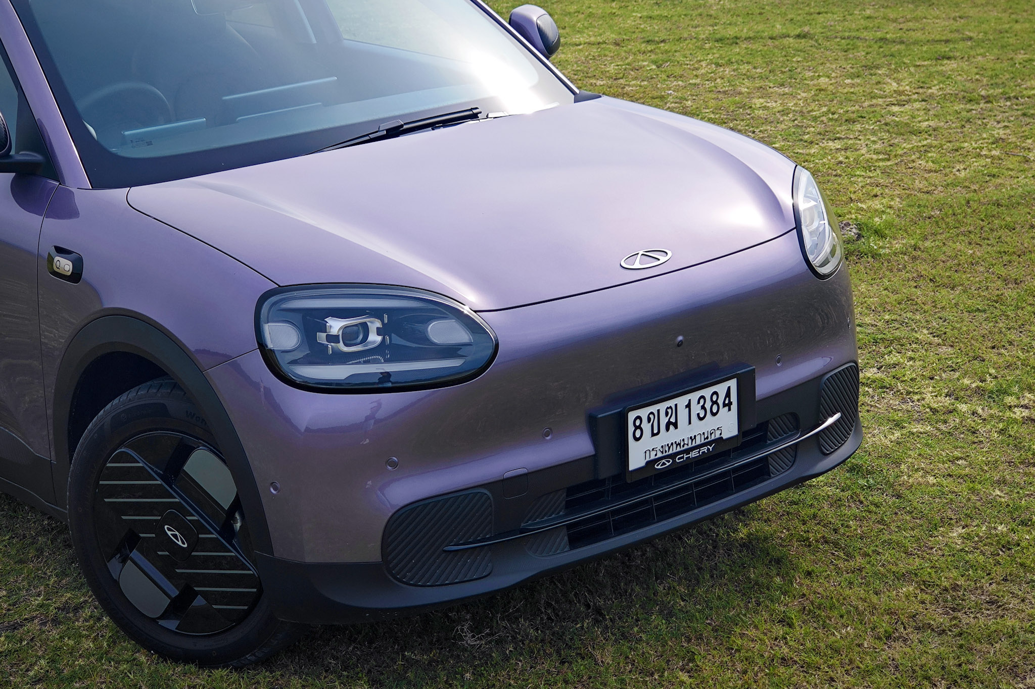 Front fascia of Chery Q