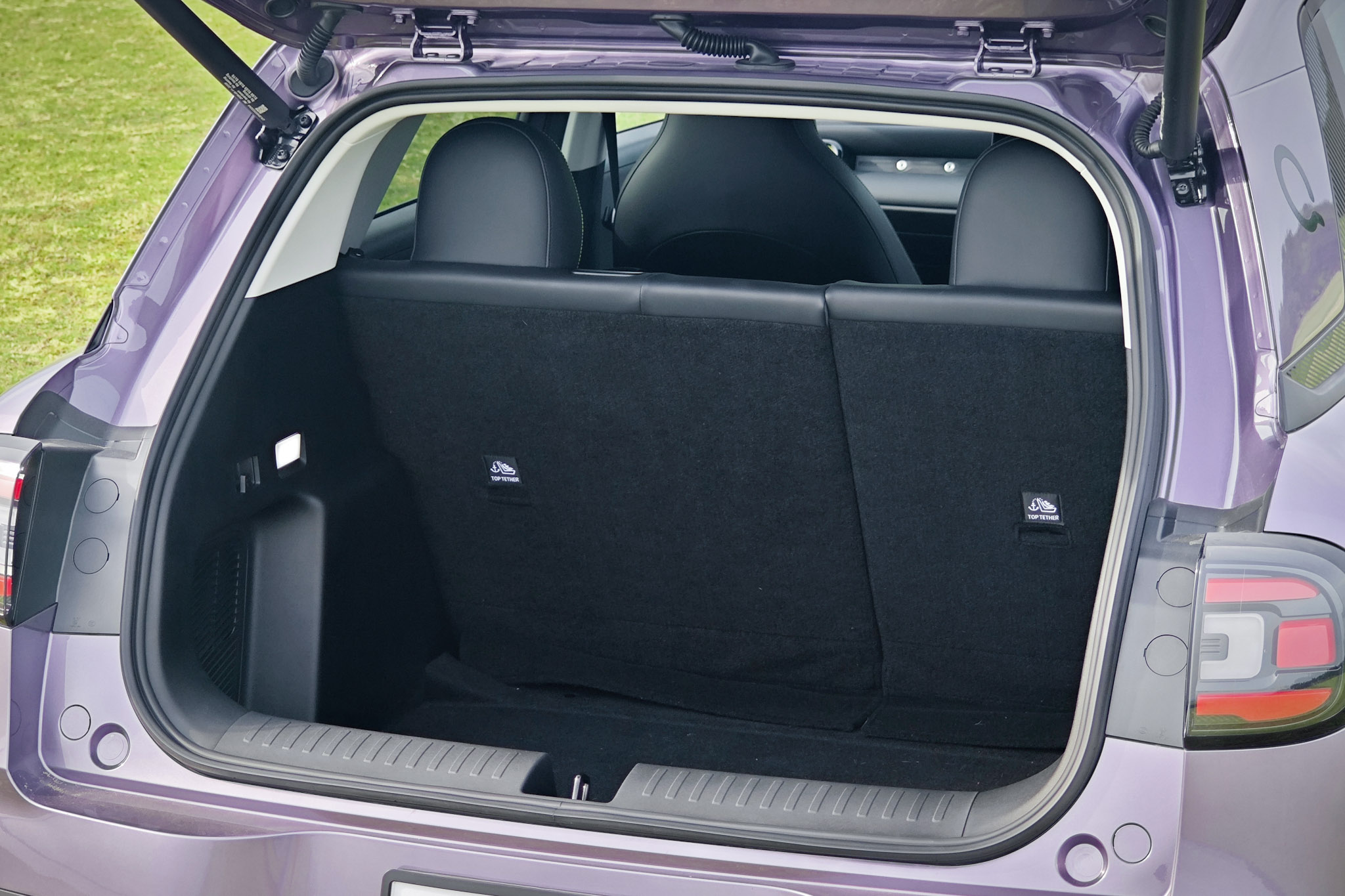 Rear boot space of Chery Q