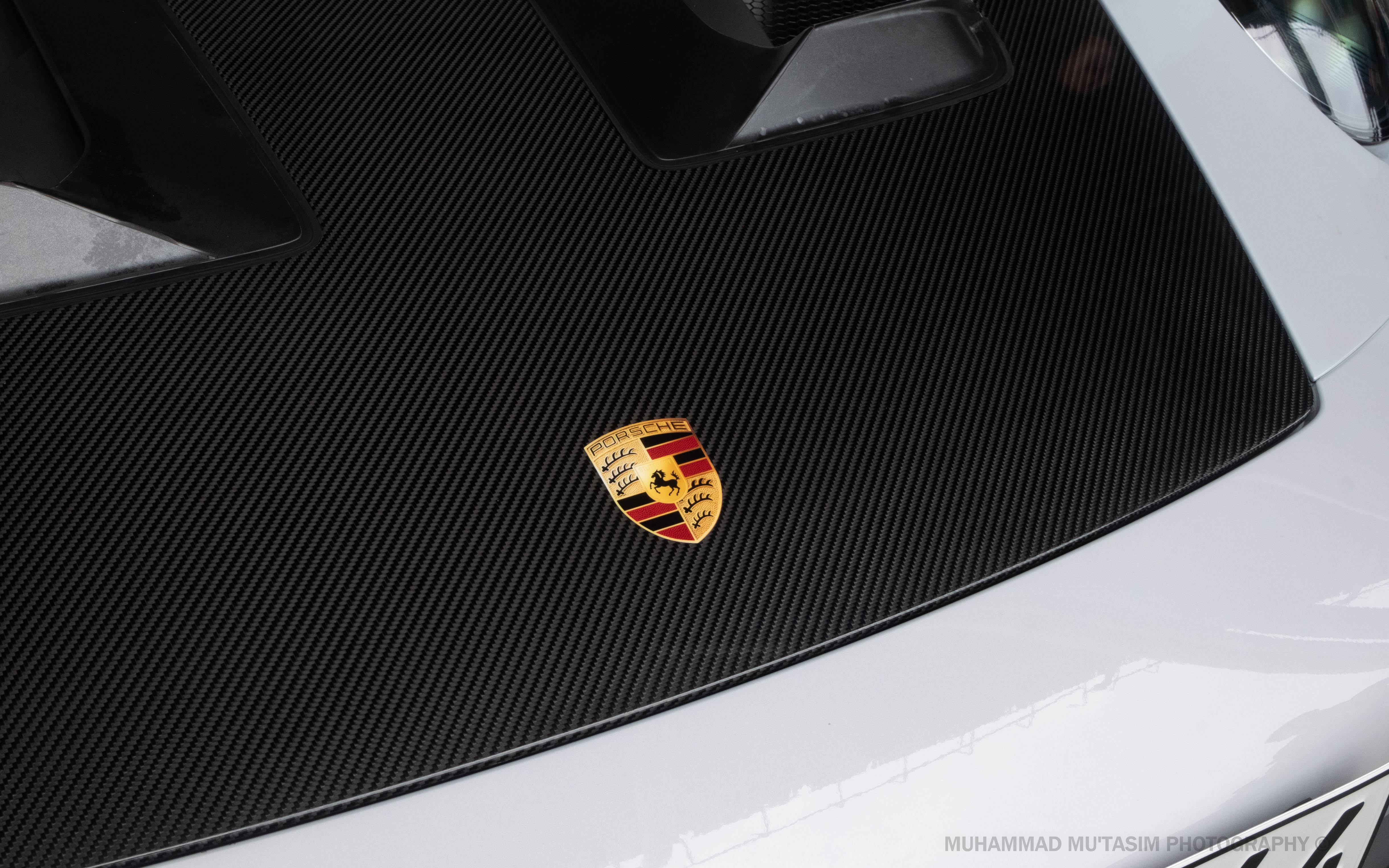 thumbnail image 2 of Genuine Porsche GT3 Rear Badge – Black Emblem Script For 991 | 99155925190 2 of 6