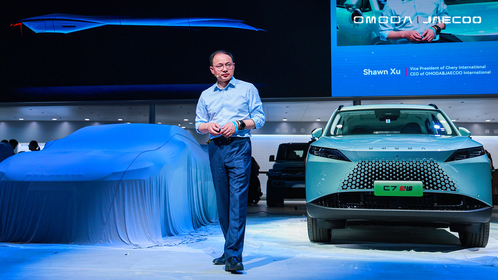 We checked out the new Omoda C7 Super Hybrid and Jaecoo J5 EV at Auto ...