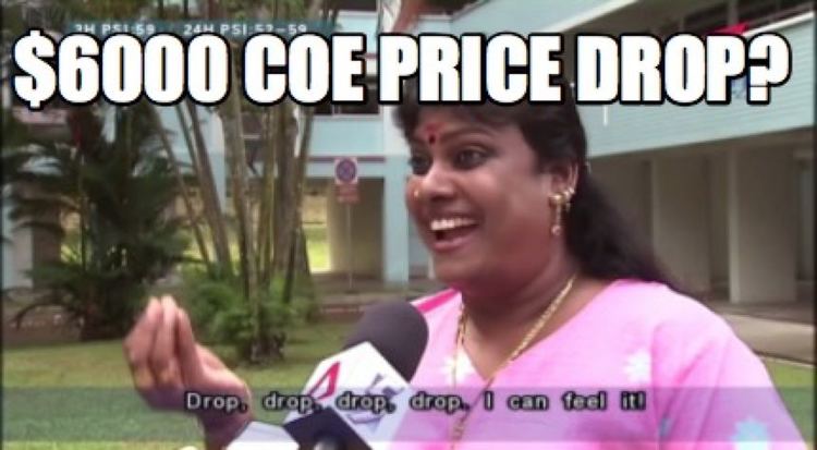 $6000 COE price drop