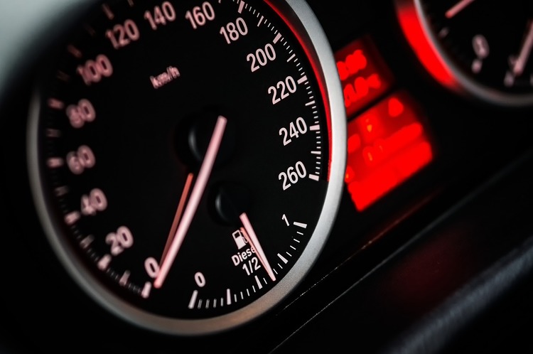 Speed speedometer car