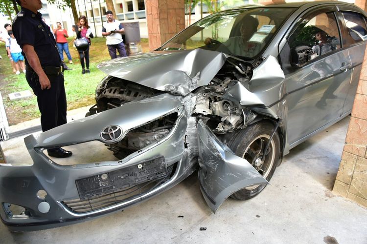 Woodlands Carpark Accident Data toyota brake car failure