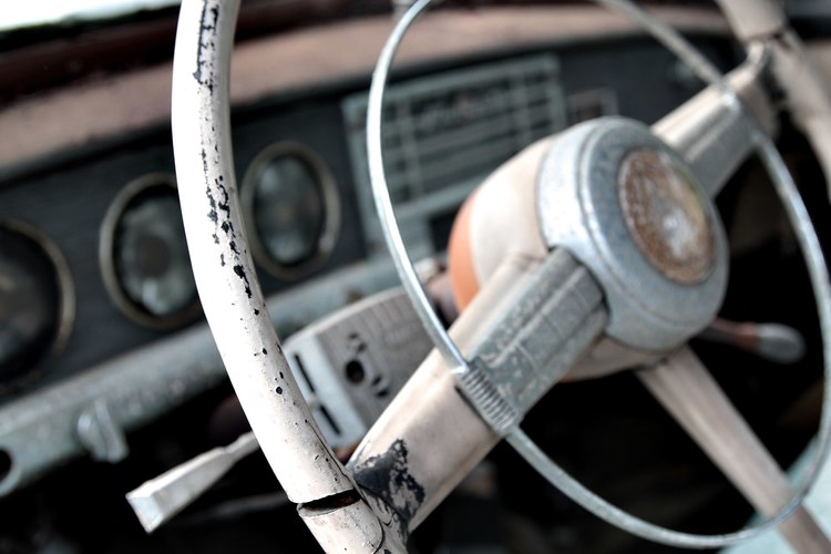 Old Plymouth car Steering Wheel