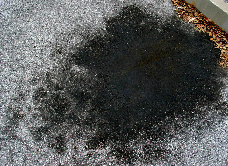 fuel leak road tarmac
