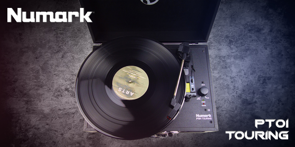 Numark PT01 Touring Portable Suitcase Turntable JG Superstore