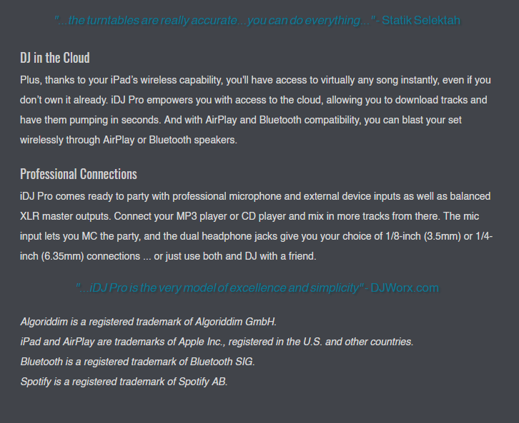 Numark Idj Pro Professional Dj Controller For Ipad Juan Gadget