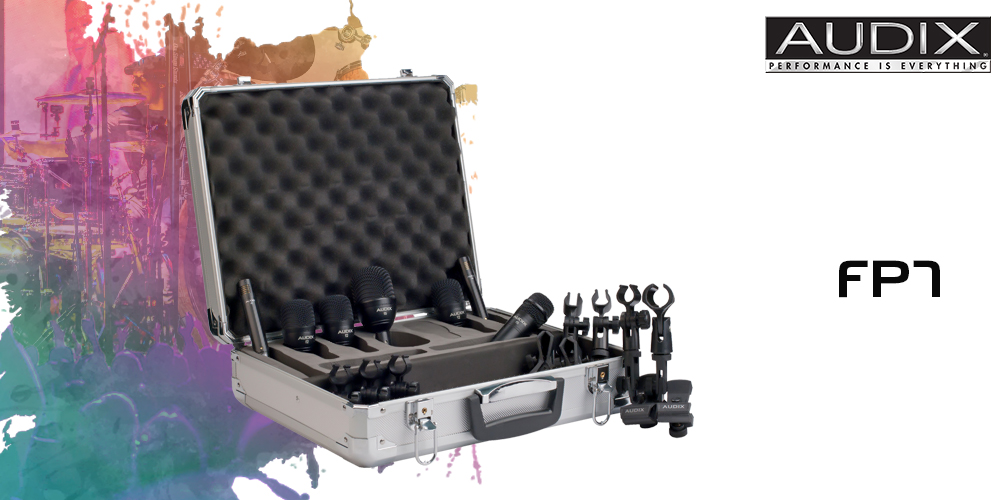 Audix FP7 7Piece Fusion Drum Microphone Package JG Superstore