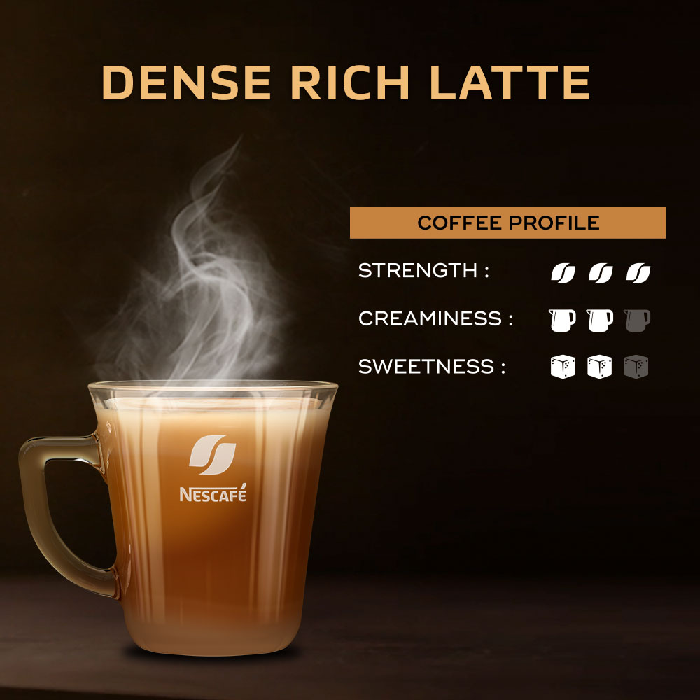 NESCAFE GOLD Dark Latte 12 Sticks 31g Each