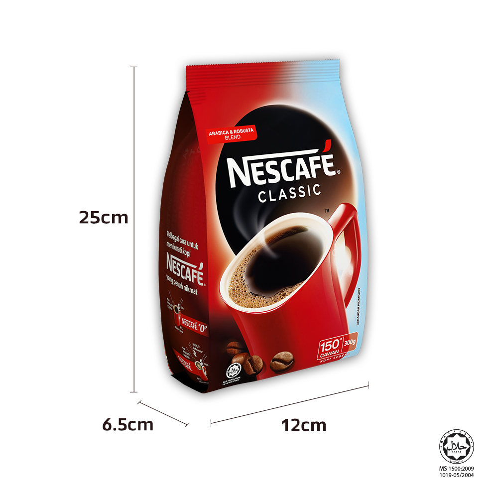 NESCAFE CLASSIC Refill 300g X 2 Packs Nescafe classic refill 300g x 2 packs