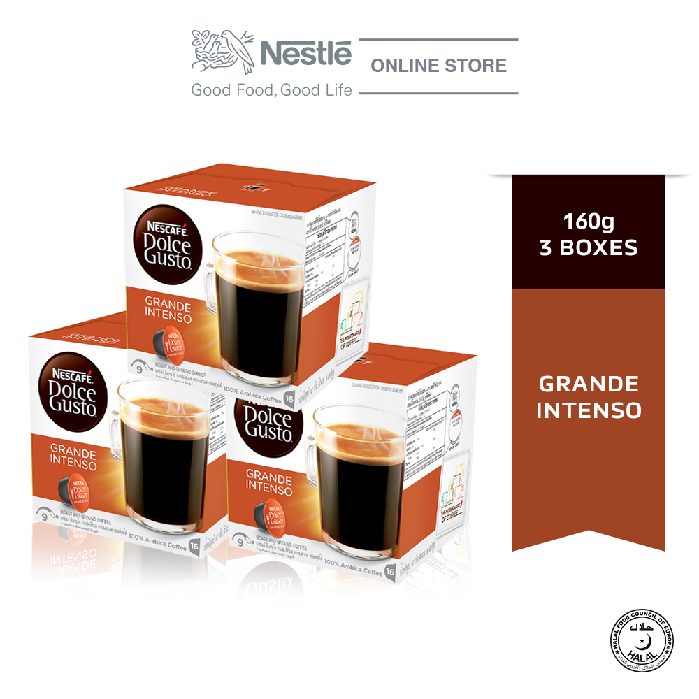 NESCAFE Dolce Gusto Grande Intenso Coffee Bundle of 3 Boxes New PGMall