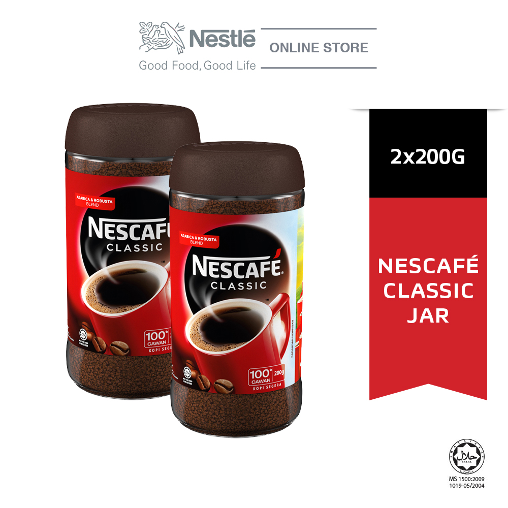 NESCAFE CLASSIC Jar (200g x 2 jars)
