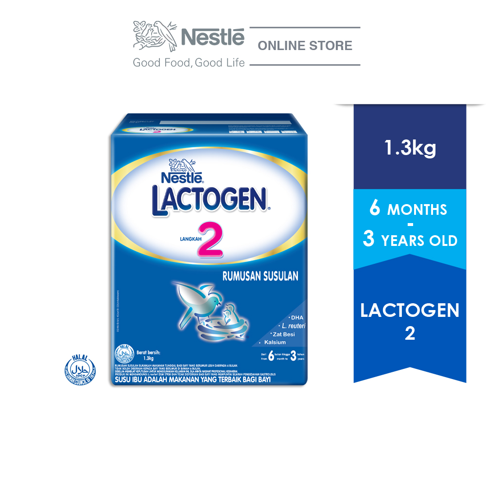 LACTOGEN 2 Comfortis Follow Up Formula Box Pack 1.3kg