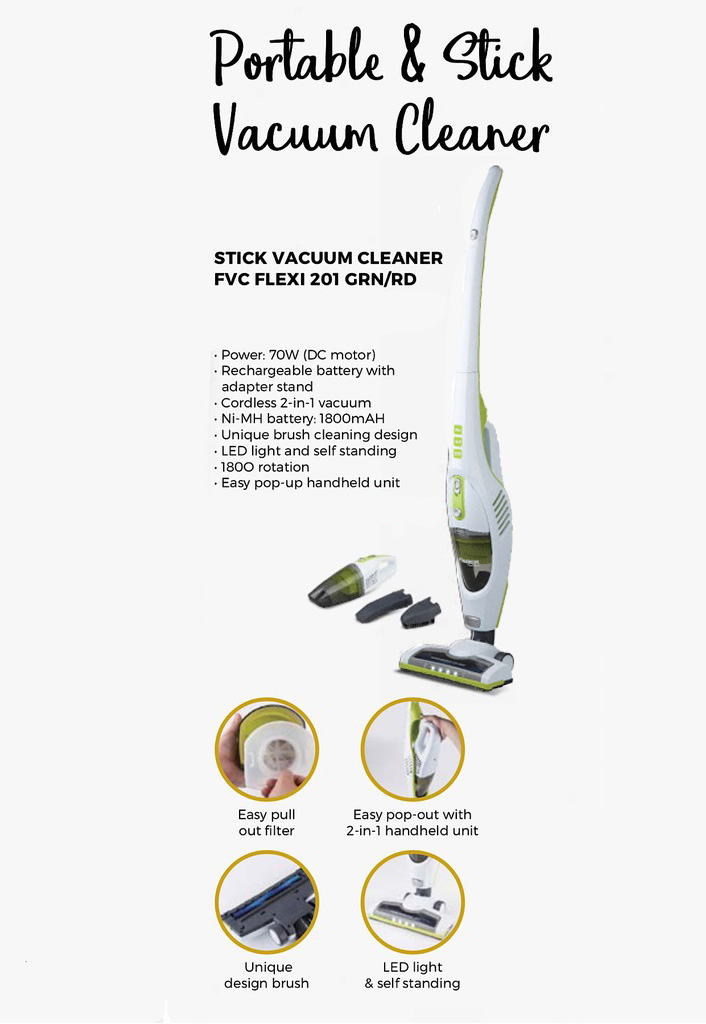Faber Cordless Vacuum Cleaner 2 in 1 