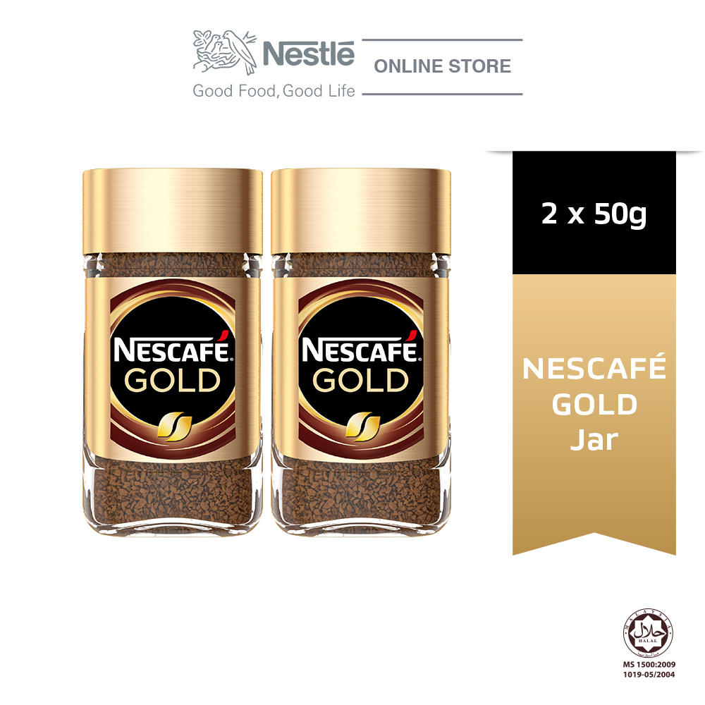 NESCAFÉ Signature GOLD Coffee Jar 50g, x2 jars New PGMall