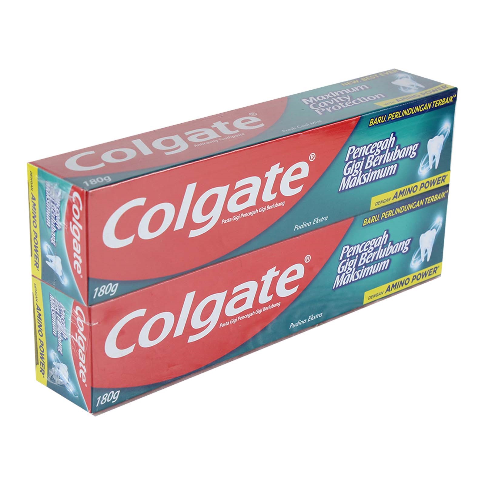 Colgate Maximum Cavity Protection Fresh Cool Mint Toothpaste (2 x 180g)