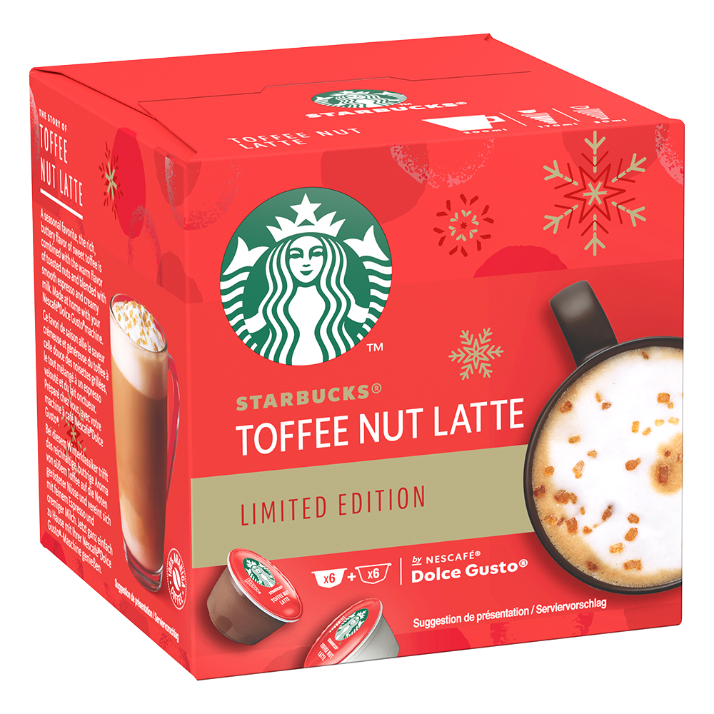 STARBUCKS Toffee Nut Latte Capsules 127.8g, x2 boxes