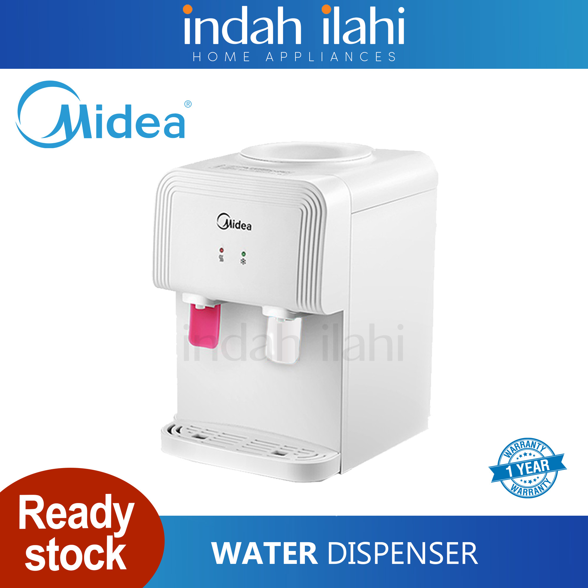 Midea Water Dispenser YR1539T upgrade of YR1246T (Without bottle) New