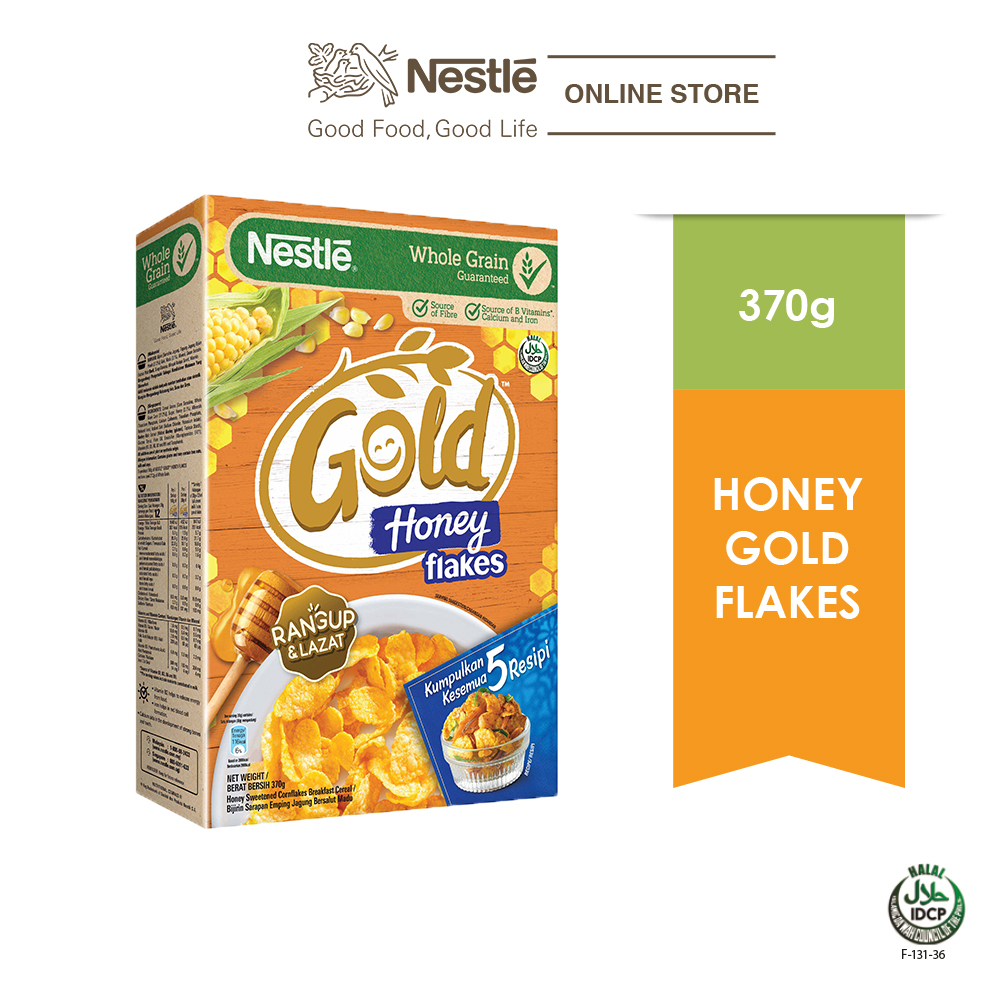 NESTLE GOLD HONEY FLAKES RAYA 370g Yellow New PGMall