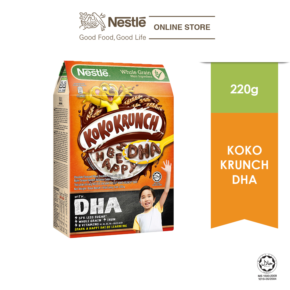 NESTLE KOKO KRUNCH Cereal DHA 220g