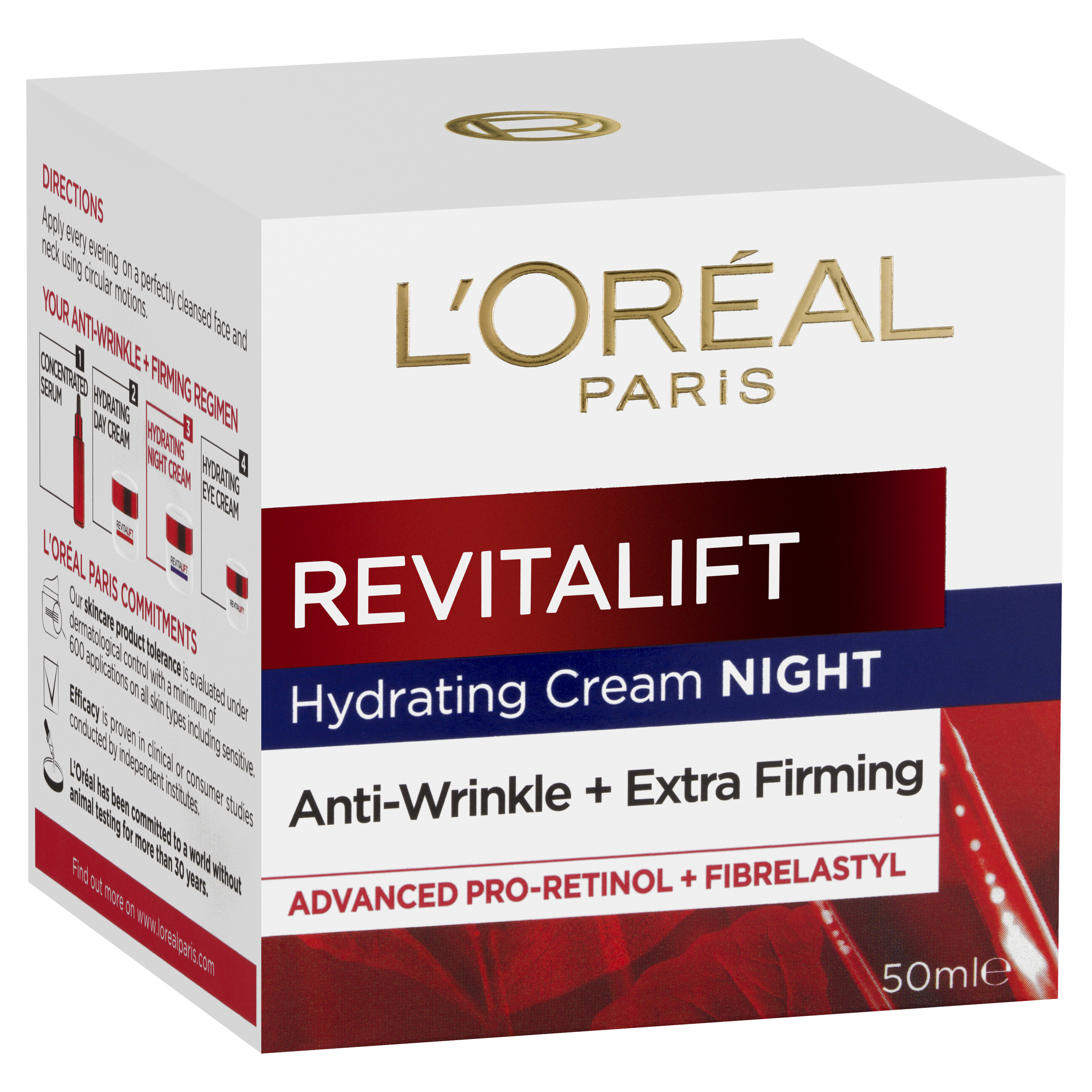 loreal anti ageing night cream