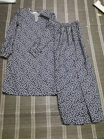TP-393002 Baju kurung moden kain kipas belakang