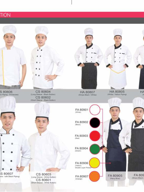 Uniform,apron n cap FM0005