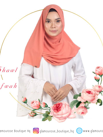 Photo 2 of Shawl TP-665001 Menjahit Shawl, Bawal, Baju kurung, Jubah,