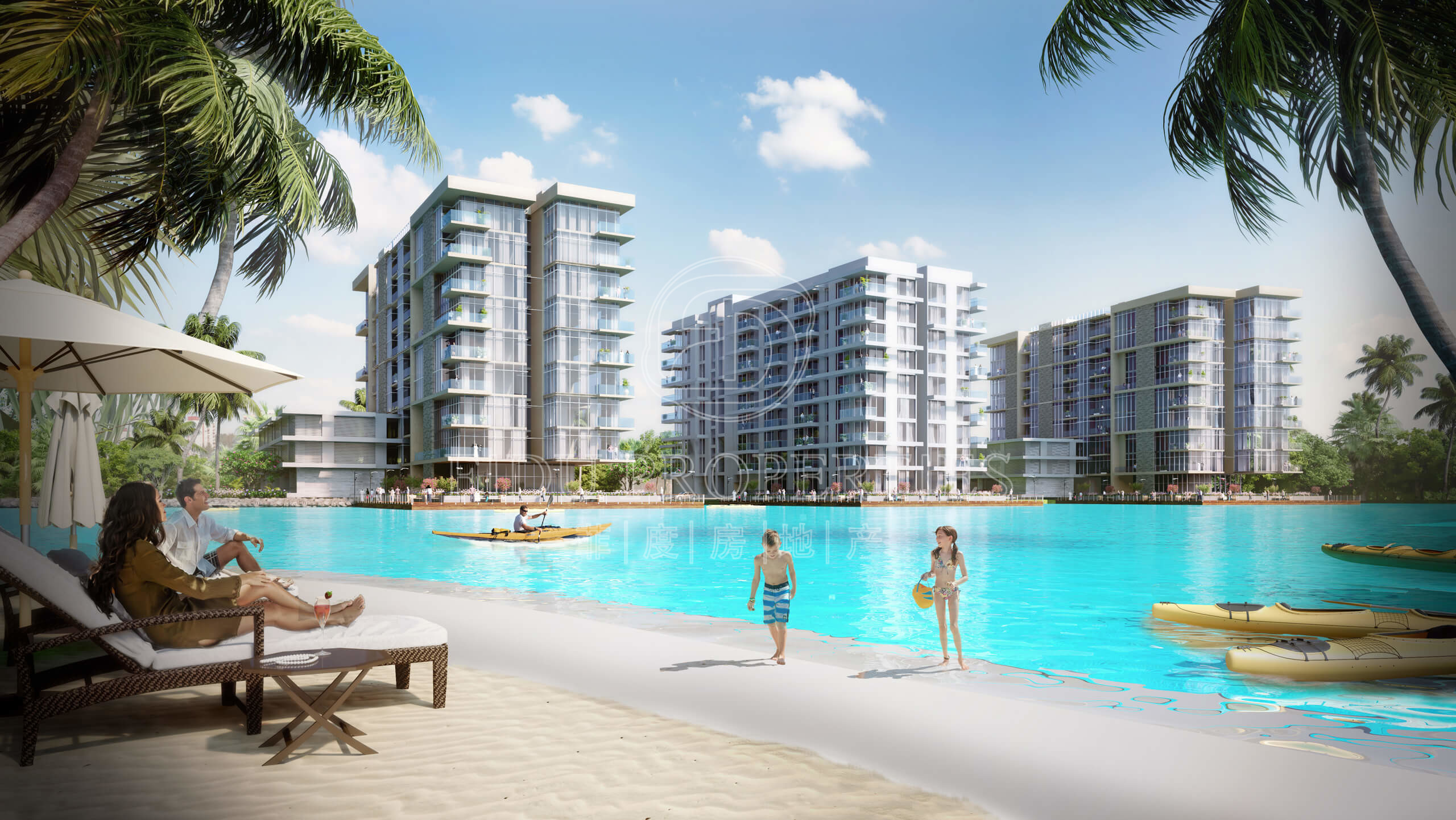 Crystal Lagoon View 1BR w/ payment plan Fidu Property Real Estate