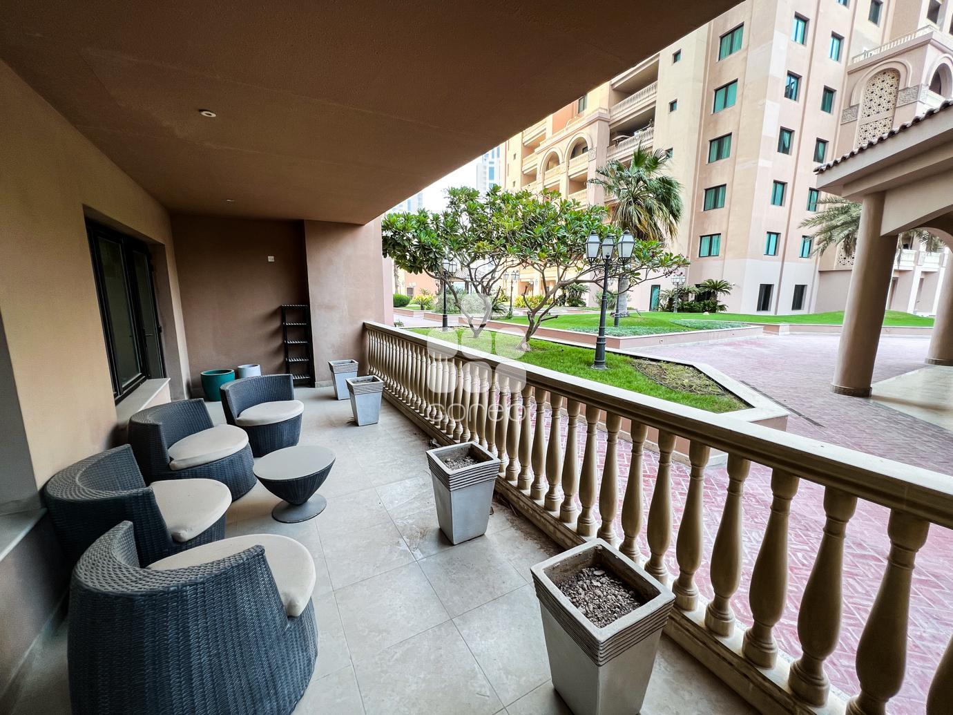 Spacious Semi Furnished 1BR with Huge Balcony