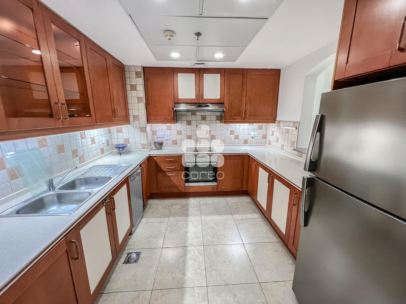 Spacious Semi Furnished 1BR with Huge Balcony