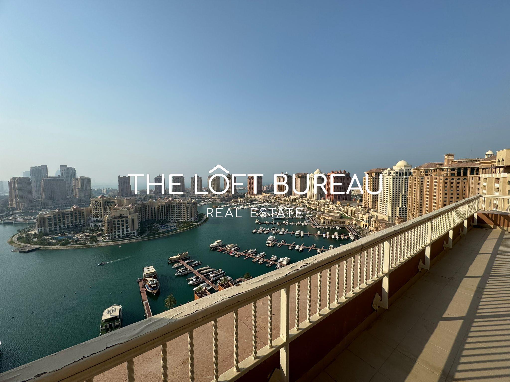 4+2MAIDS+OFFICE PENTHOUSE WITH A BREATHTAKING VIEW - Penthouse in Porto Arabia