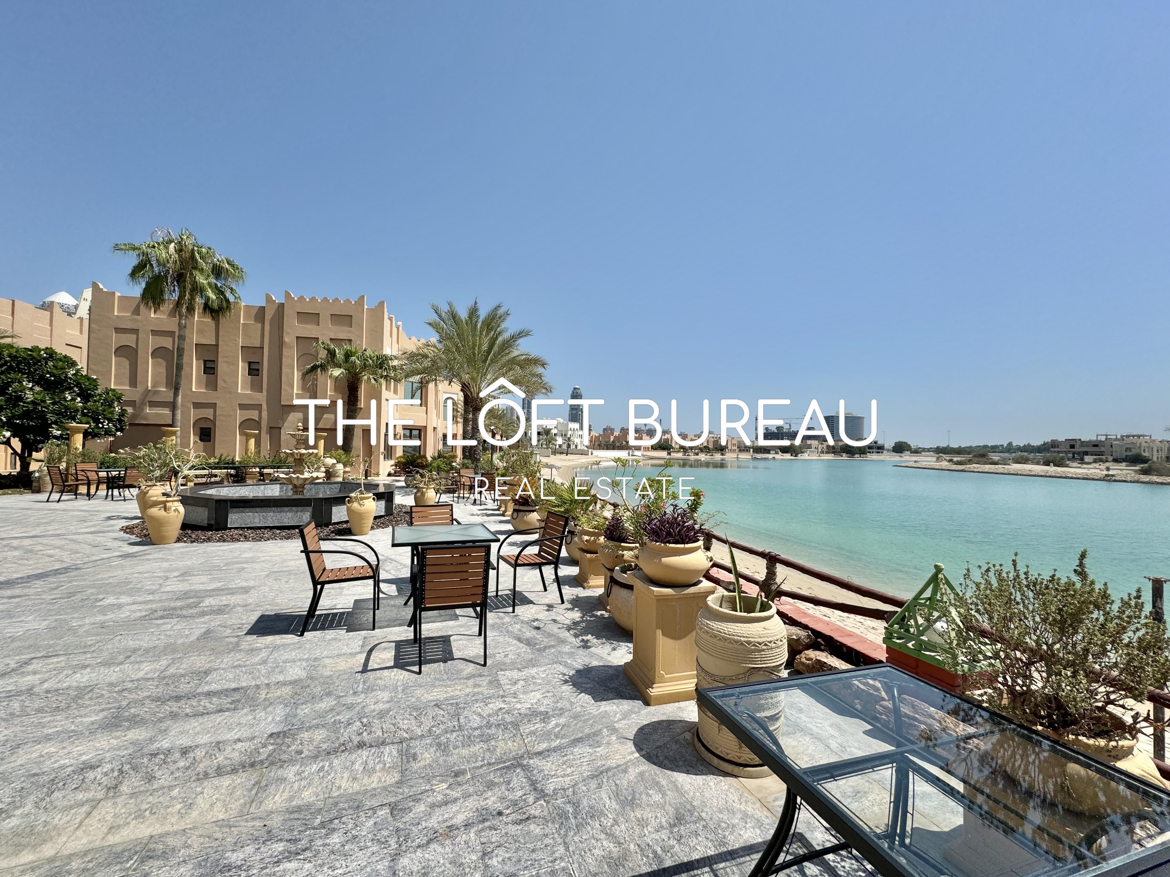 Sea View 5-BR Villa|Beach Access|West Bay Lagoon - Villa in North Gate