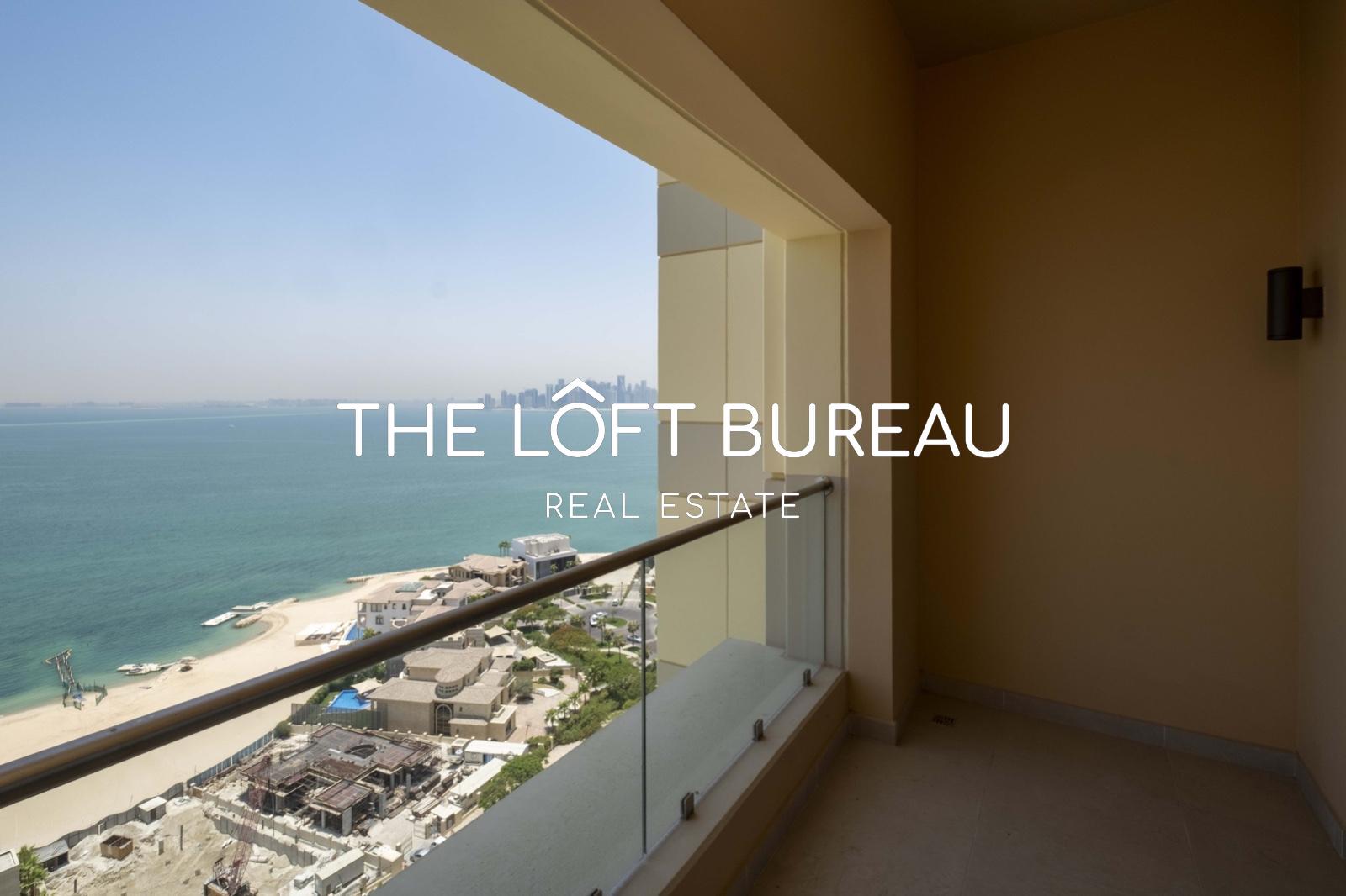 Bills Included! 1BR with Direct Sea View! Balcony! - Apartment in Viva Bahriyah