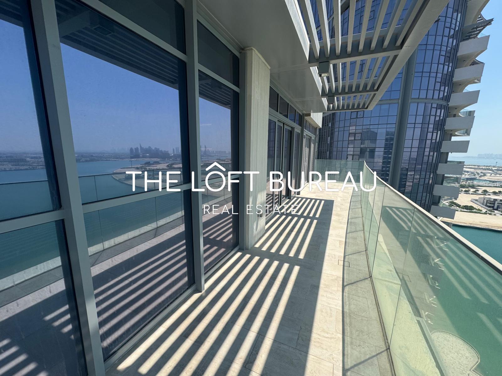 Penthouse|3 BR+Maids|Sea View |Ready|Available PP| - Penthouse in Waterfront Residential