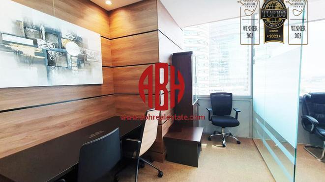 FULLY FITTED OFFICE IN LUSAIL | HIGH FLOOR - Office in Burj Al Marina