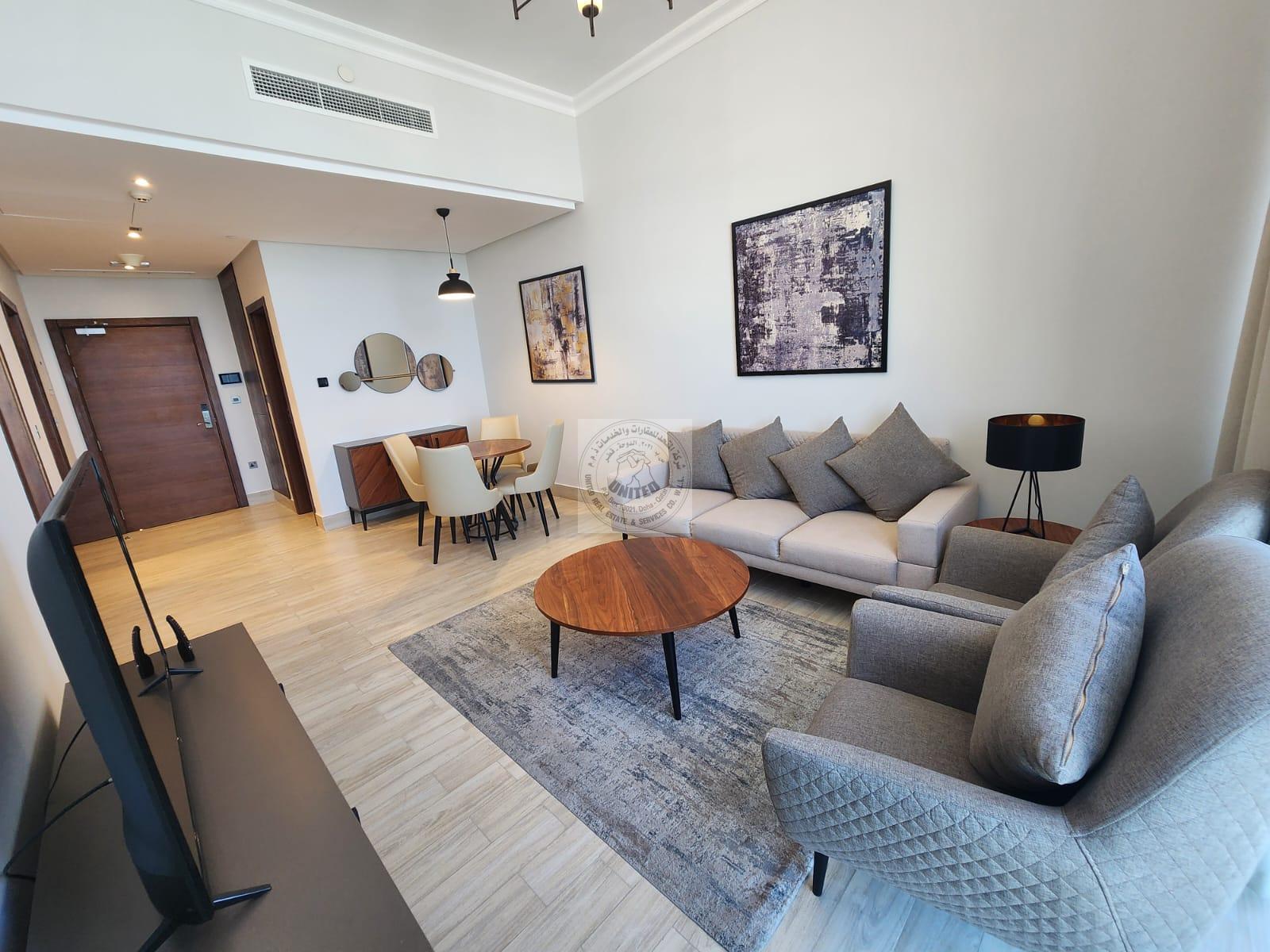 Furnished 1 BHK flat in marina lusail with bills - Apartment in Lusail City