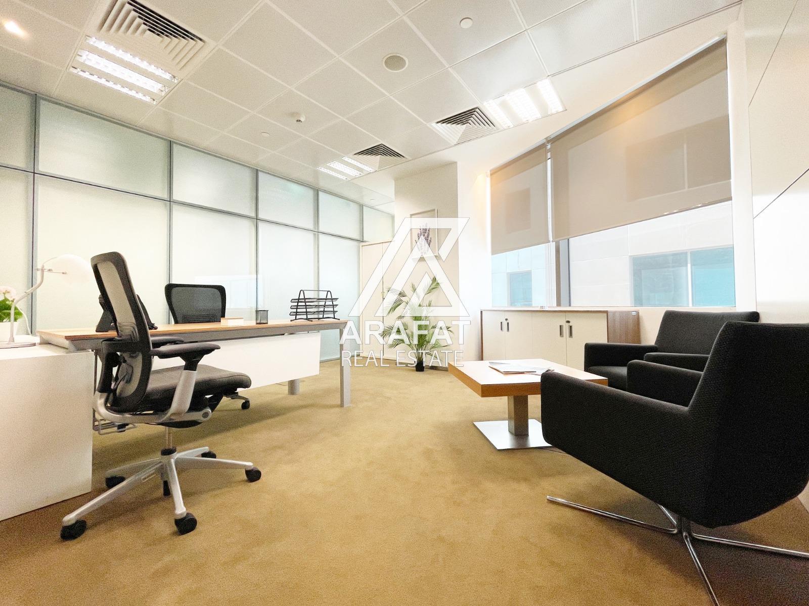 Fully furnished spacious offices for rent|Al Sadd