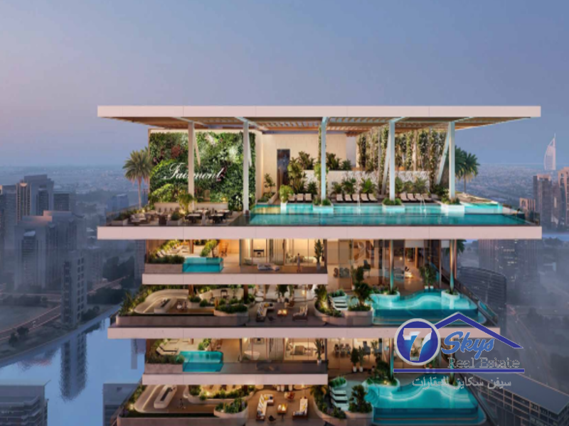 Apartment for Sale in Fairmont Residences Solara Tower at Downtown Dubai - Dubai