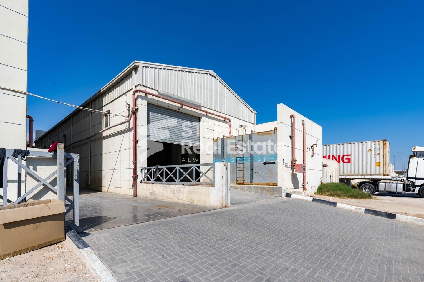 Factory for Glass and Paper in Industrial Area