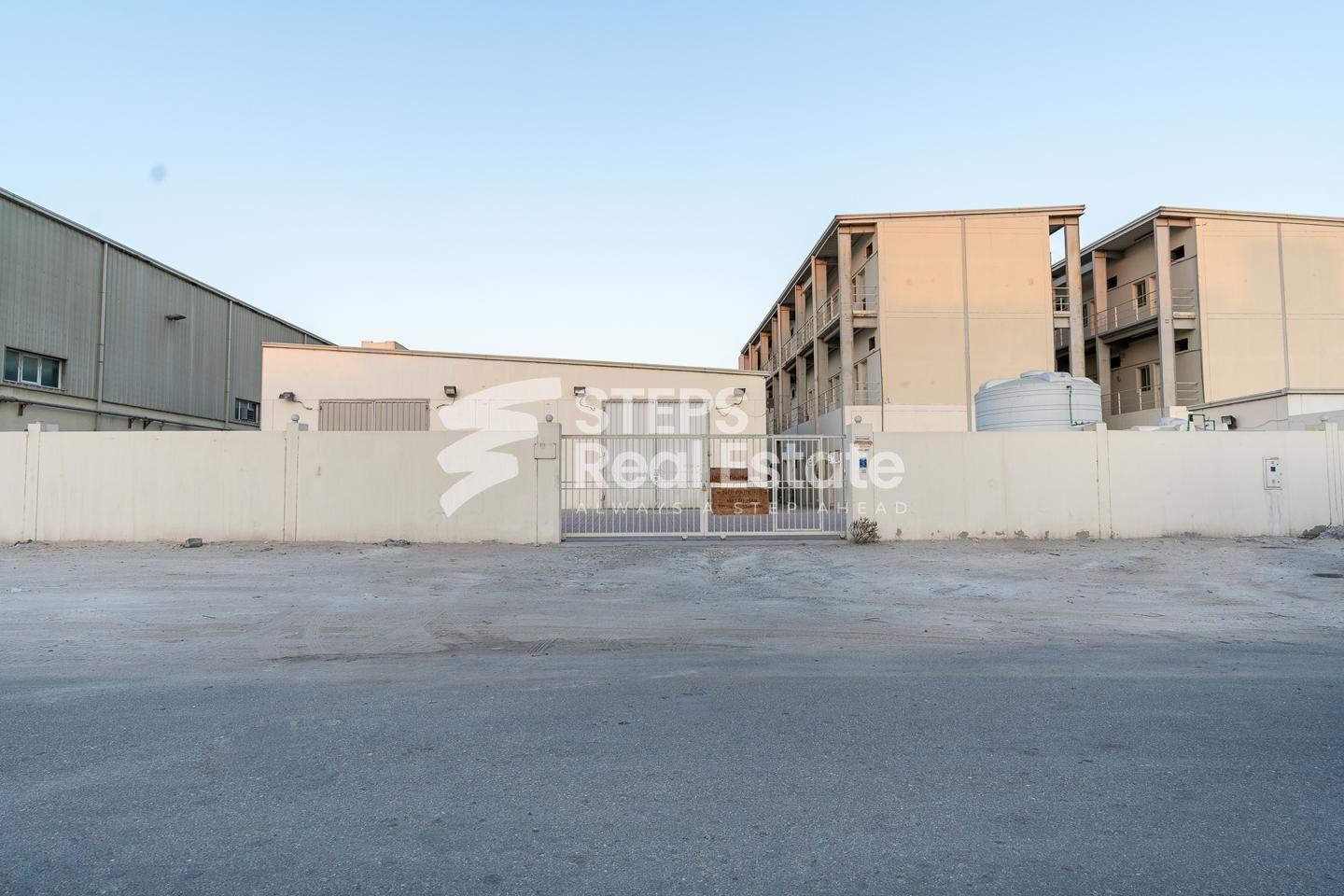 Factory for Glass and Paper in Industrial Area