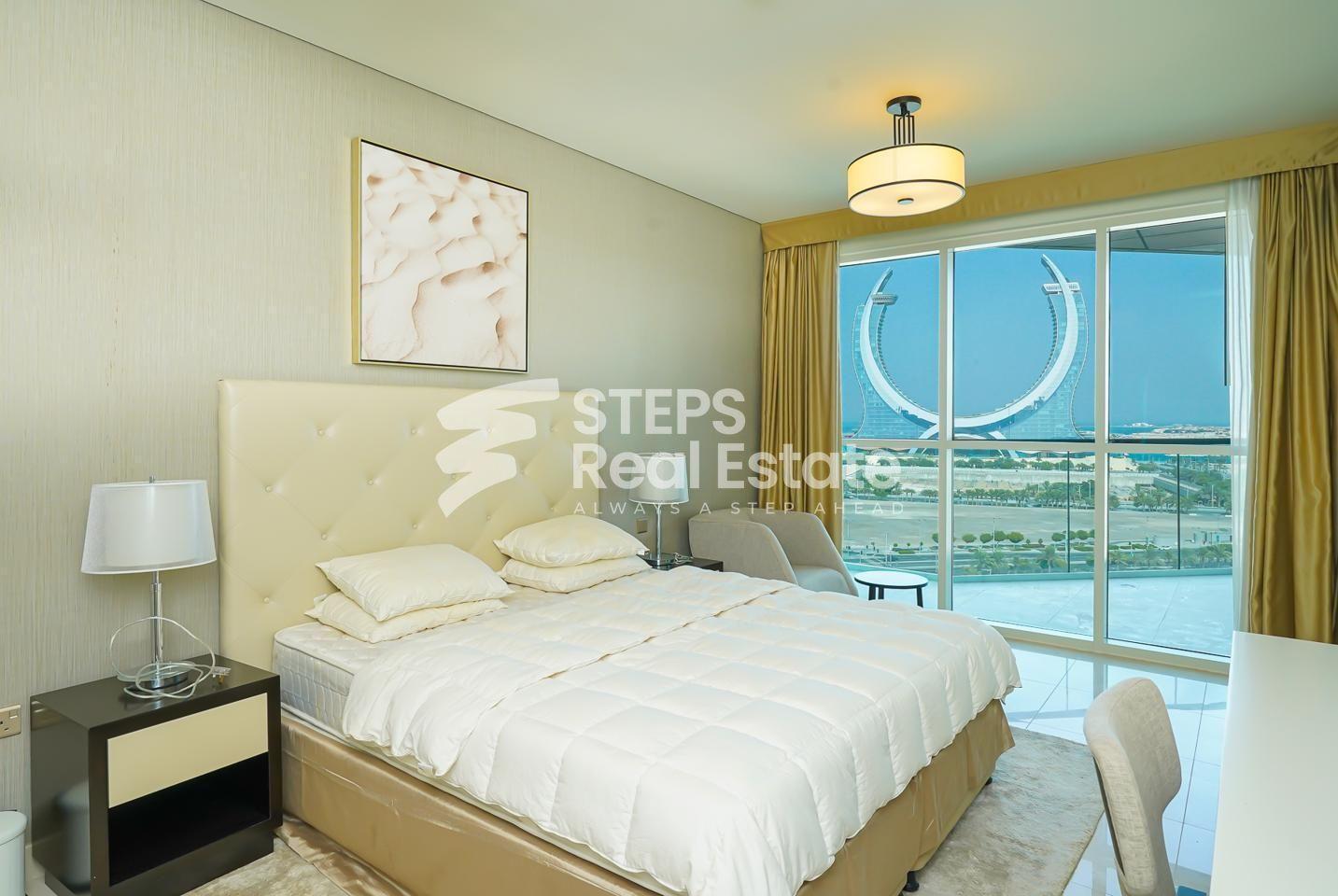 Luxurious Apartment with Sea Views in Lusail - Apartment in Lusail City