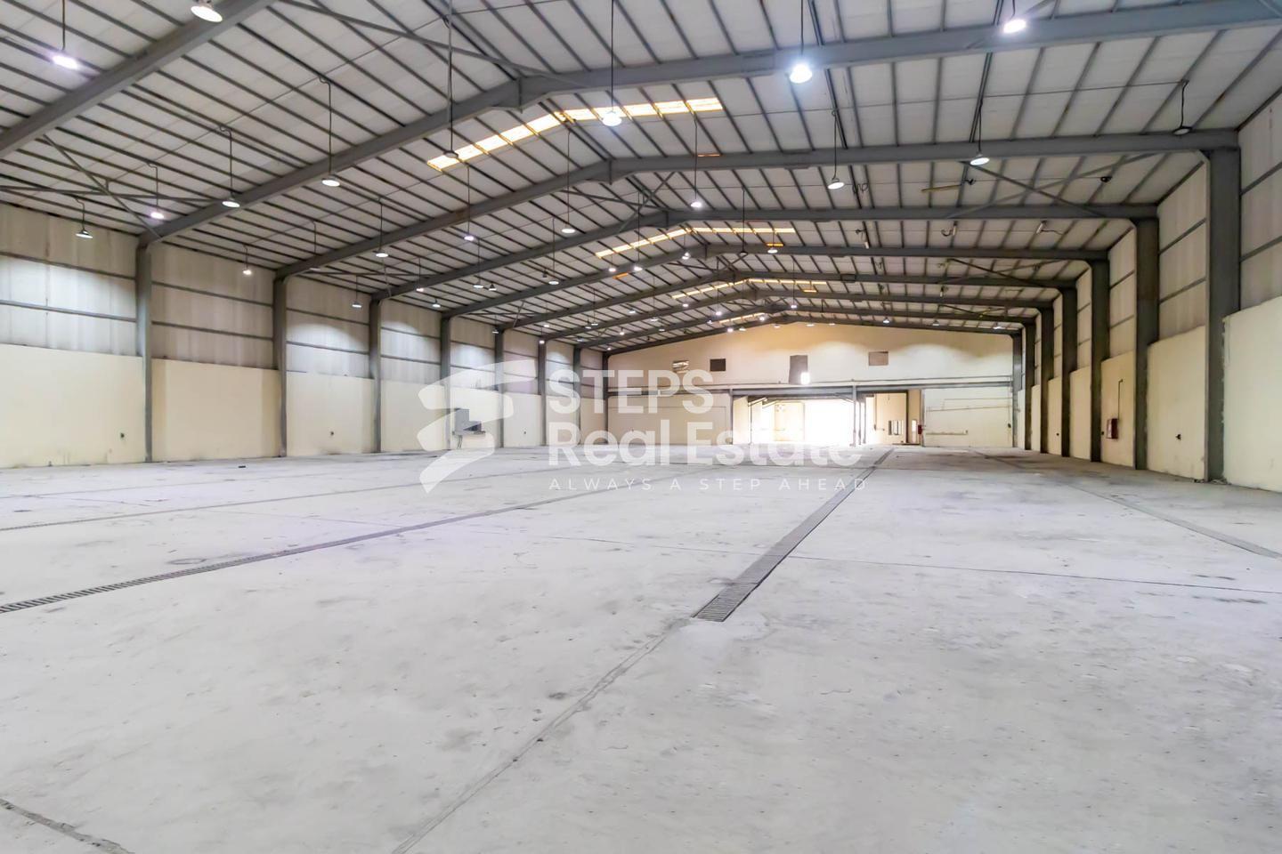 Factory for Glass and Paper in Industrial Area