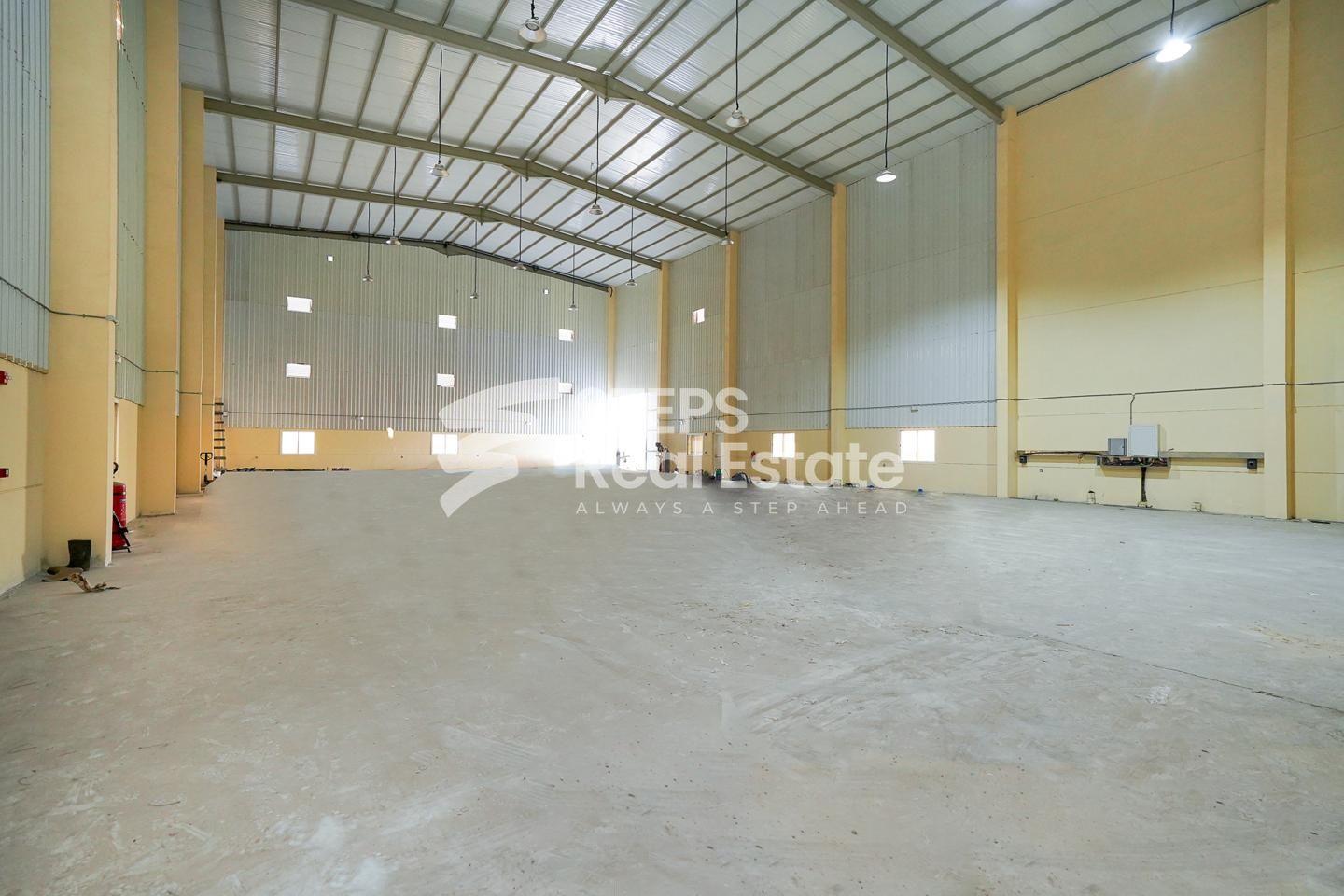 Warehouse with Rooms for Rent in Birkat Al Awamer - Labor Camp in East Industrial Street