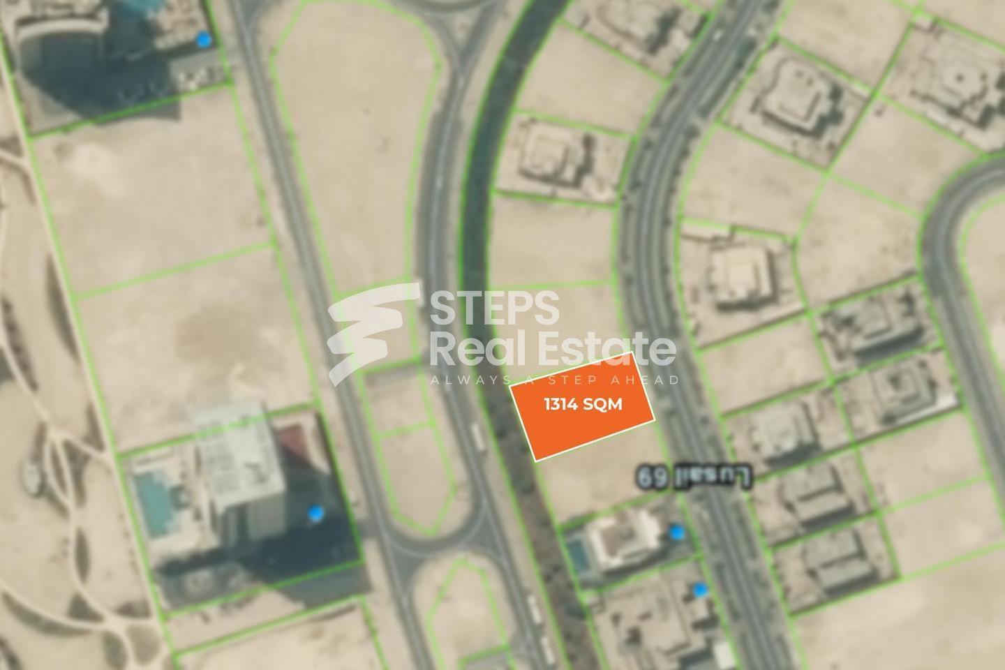 Land for Residential Villa for Sale in Lusail - Plot in Lusail City