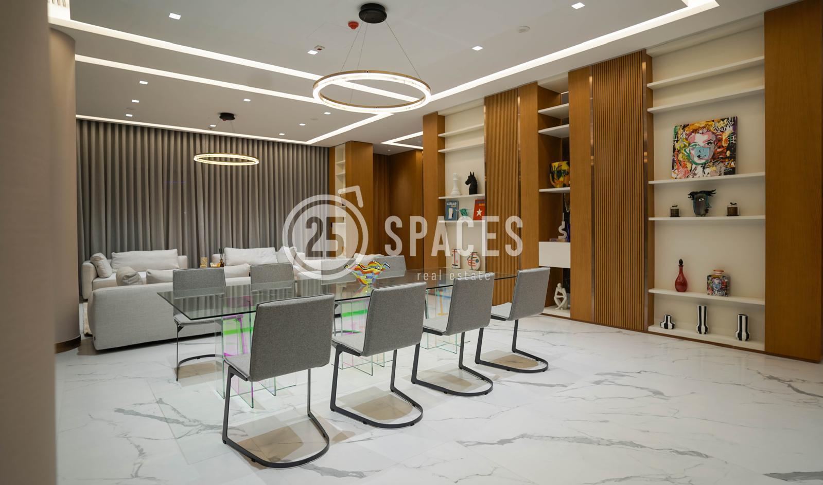 25 spaces
