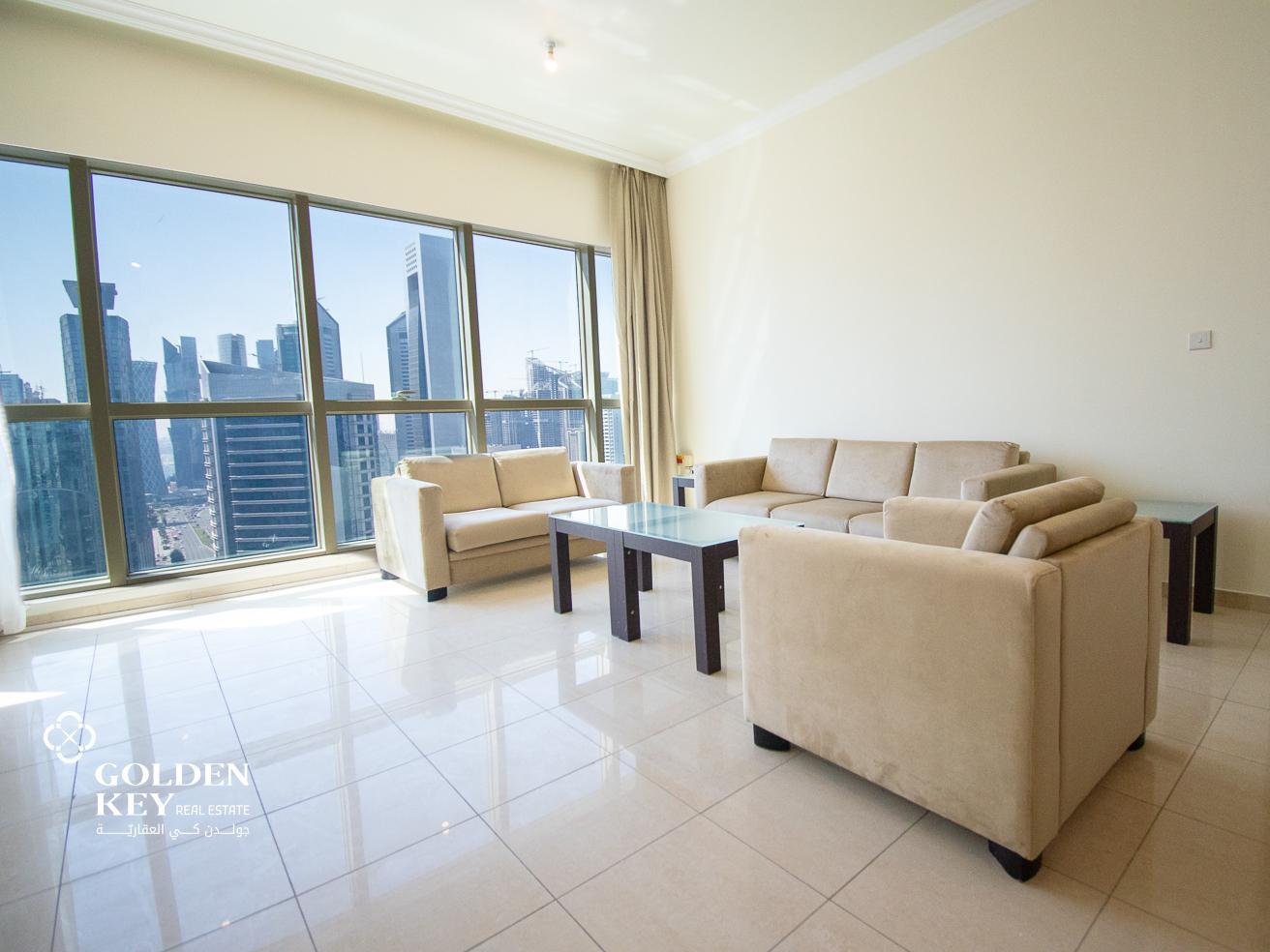 1Month Grace +Qatar cool included ✅City view ✅ 2BR