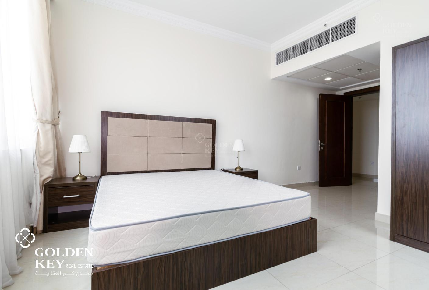 +Qatar Cool ✅ West Bay, Doha | 3 Br+Maid - Apartment in City Center Towers