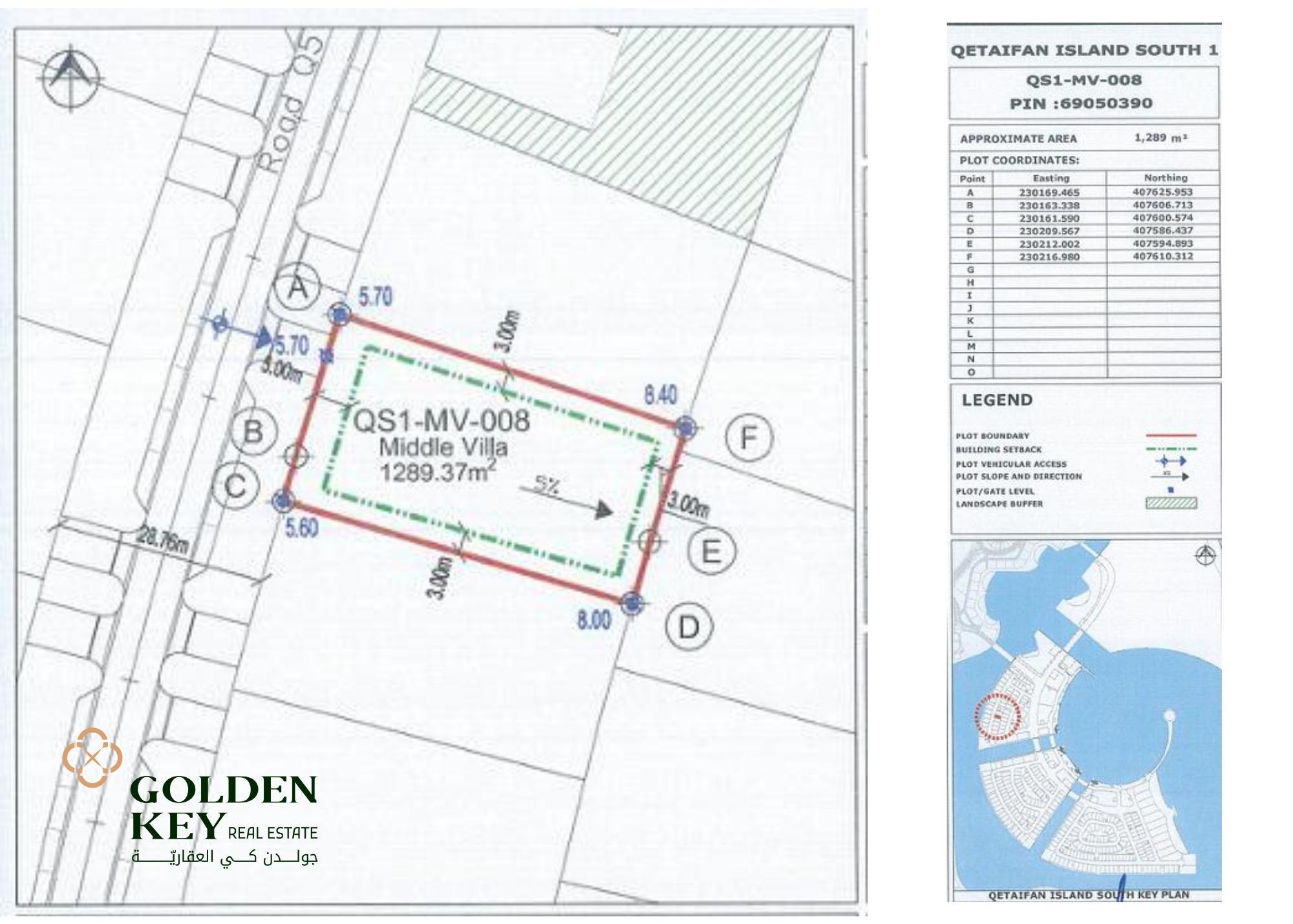 Prime Land location in Qetifan Island Sea view